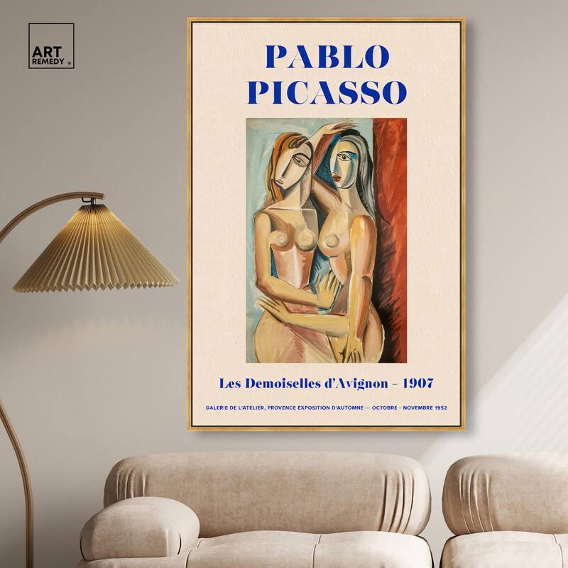 Picasso's Avignon Canvas by Art Remedy