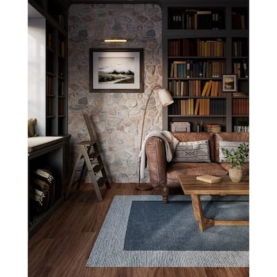 Momeni Everett Border Design Hand Tufted Wool Area Rug