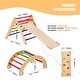 preview thumbnail 23 of 42, Wood Climbing Toy Set Pine 5-in-1 Play Gym for Kid's