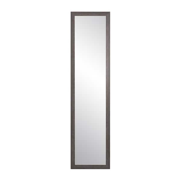 Charcoal Farmhouse Gray Slim Floor Mirror Bed Bath & Beyond 23050393