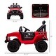 preview thumbnail 3 of 4, Battery-Powered Kids Ride-On Truck Car with Parent Control, Safety Belt, and Spring Suspension System, Perfect Gift