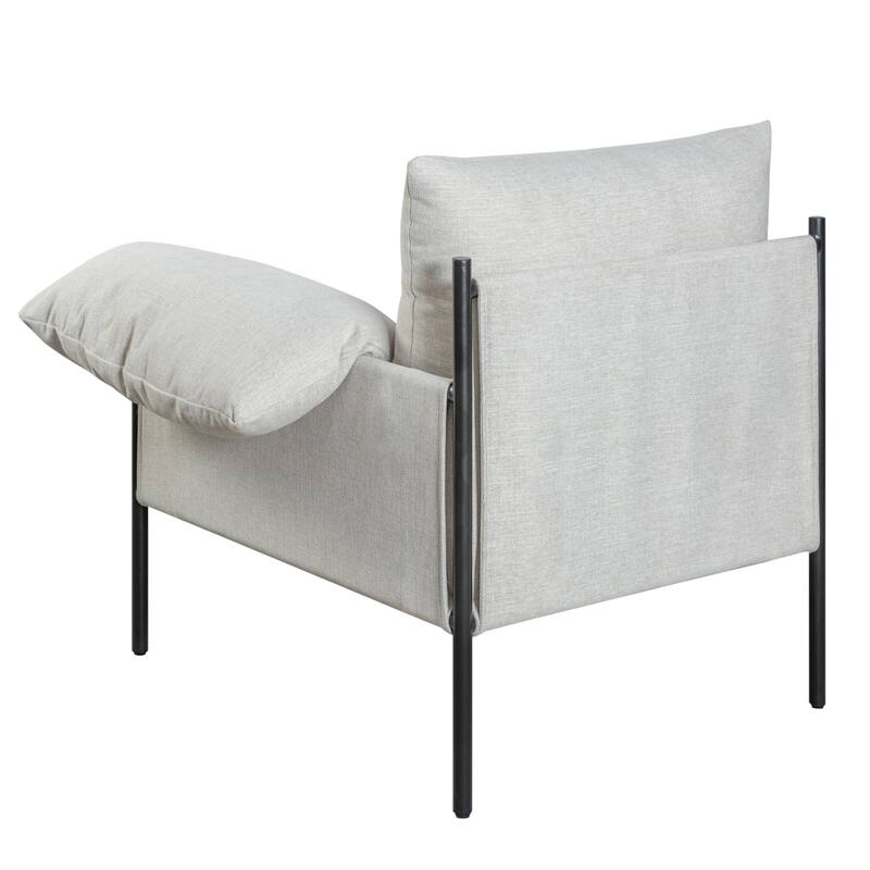 Bloom Modern Industrial Accent Chair