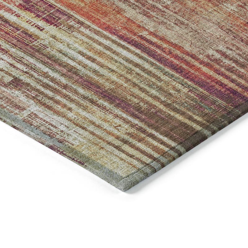 Machine Washable Indoor/ Outdoor Chantille Modern Ombre Rug