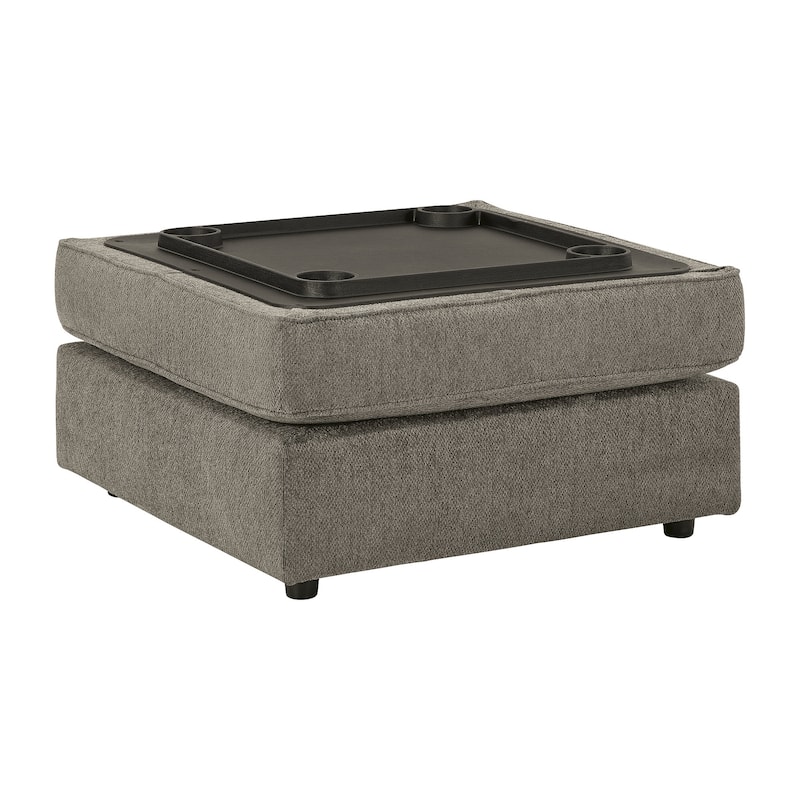 Signature Design by Ashley O'Phannon Gray Storage Ottoman