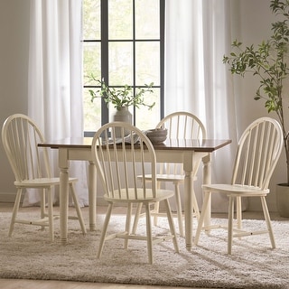 Christopher Knight Home Willie Creek Spindle Wood 5-piece Dining Set with Leaf Extension