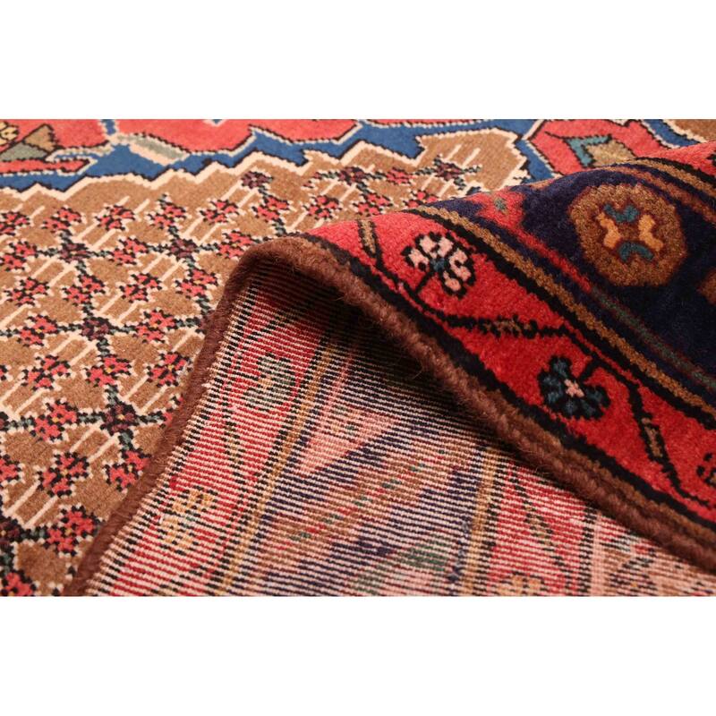 ECARPETGALLERY Hand-knotted Anatolian Vintage Brown Wool Rug - 4'10 x 9'2