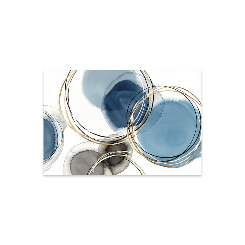 Infinity Indigo II Print On Acrylic Glass by Isabelle Z