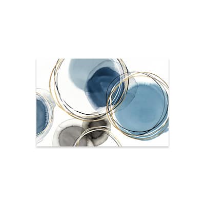 Infinity Indigo II Print On Acrylic Glass by Isabelle Z
