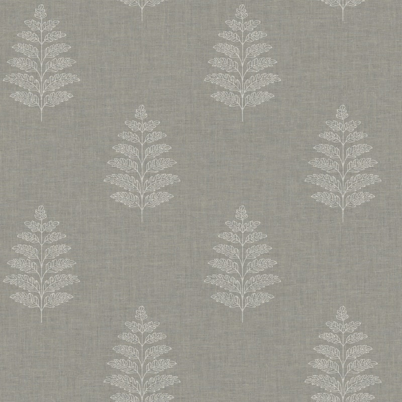 Chesapeake Frond Charcoal Leaf Wallpaper