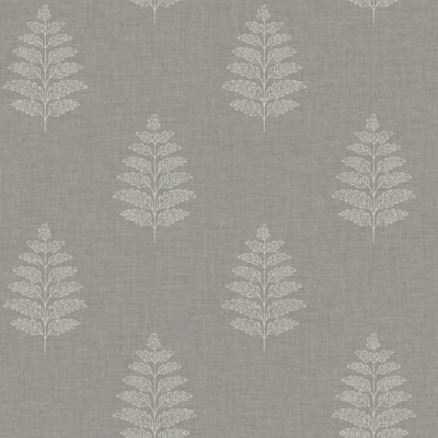 Chesapeake Frond Charcoal Leaf Wallpaper