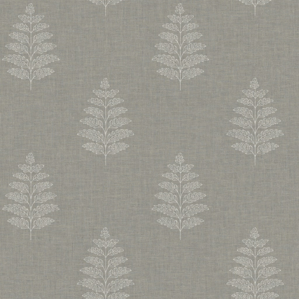 Chesapeake Frond Charcoal Leaf Wallpaper