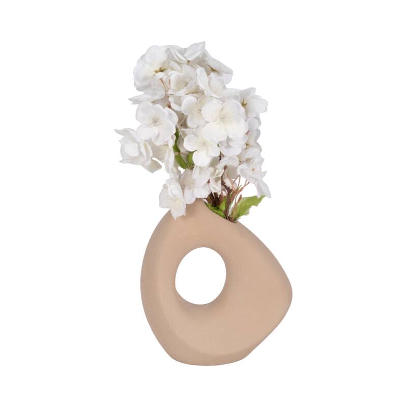 Sagebrook Home Lopsided Open Cut Out Vase