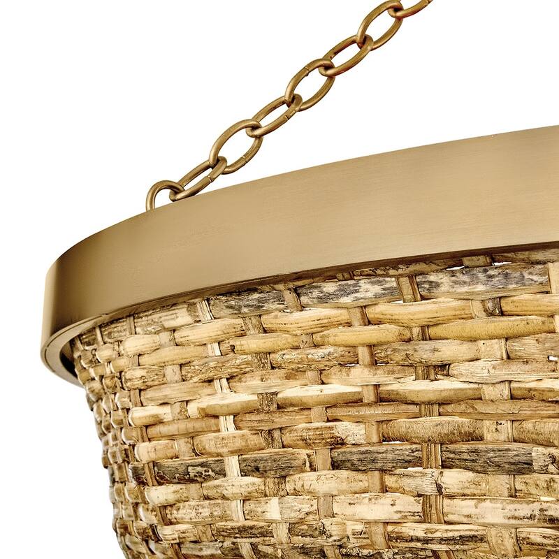 Hinkley Lighting 48426 Sanibel 8 Light 36" Wide LED Pendant with Woven