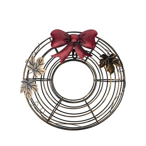 Holiday Wreath Wine Cork Holder - 11.25" x 11.25"