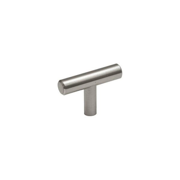 Jamison Collection K102 2" Long Bar Cabinet Knob - satin nickel - n/a