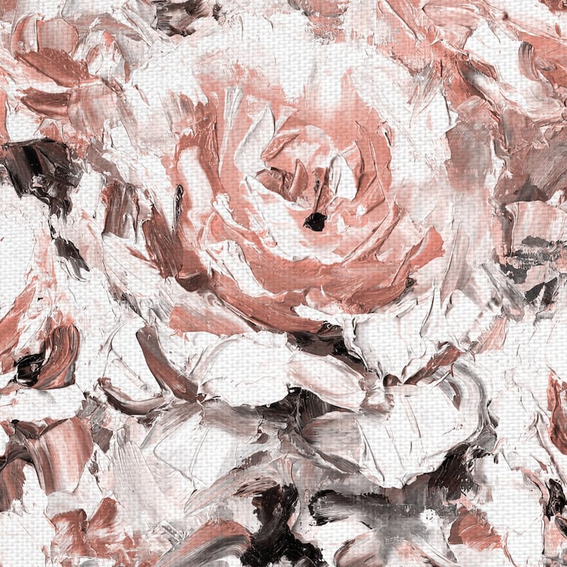Le Jardin Blush by Belle Maison Canvas Art Print