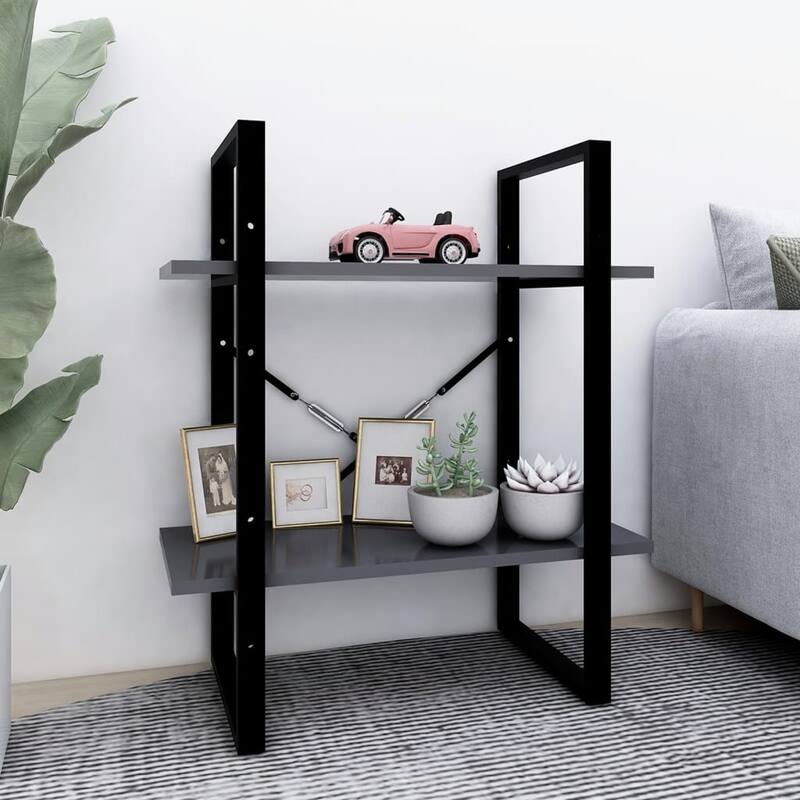 vidaXL Bookshelf Book Cabinet Shelving Unit for Living Room Engineered Wood