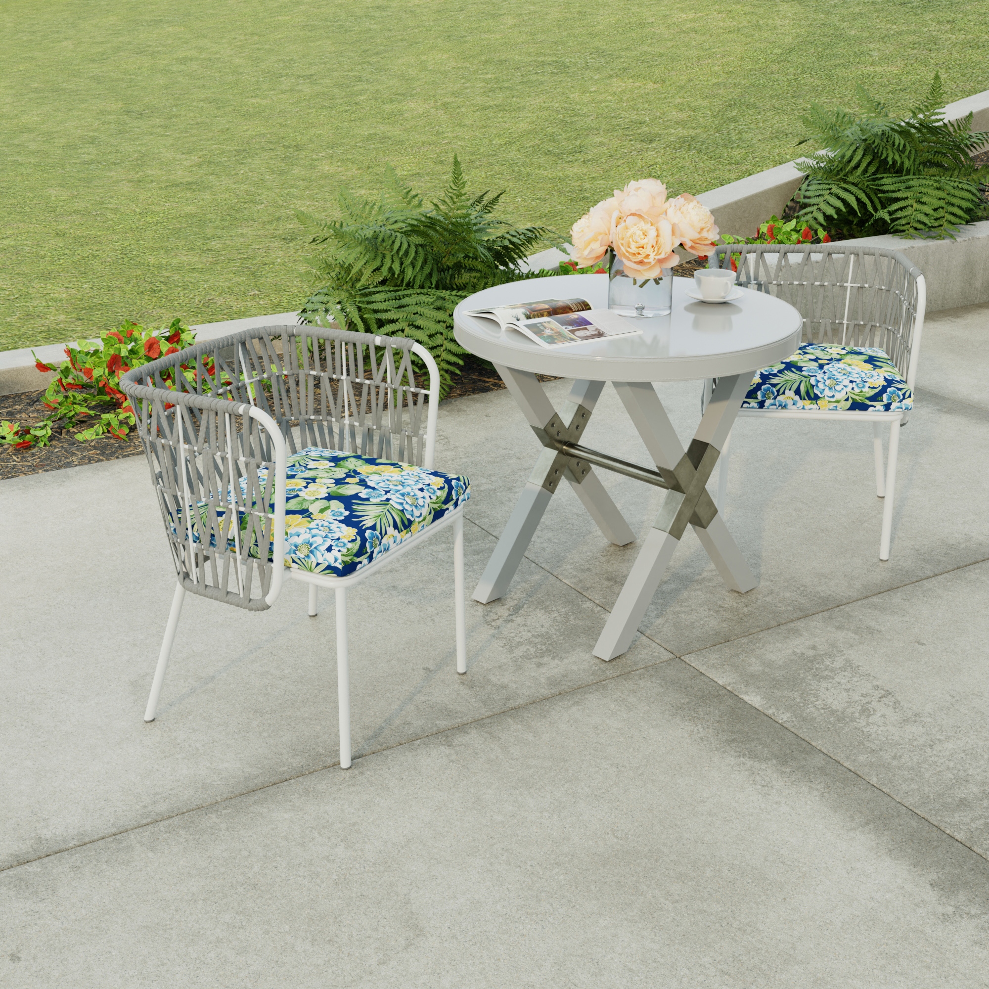 Small outdoor cheap chair cushions