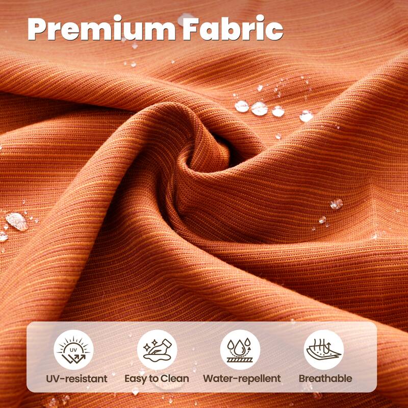 HOOOWOOO 11-piece Outdoor Patio Sofa Wicker Furniture Swivel Chair Set with 54" Fire Pit Table