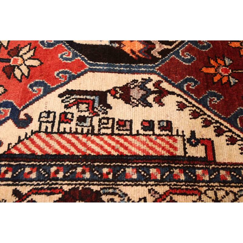 ECARPETGALLERY Hand-knotted Konya Anatolian Red Wool Rug - 4'3 x 6'5