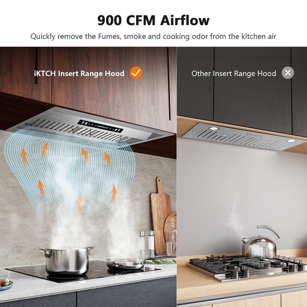 Iktch range hood insert on sale
