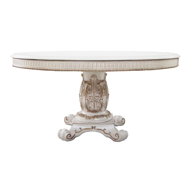 Casada Antique Pearl Round Dining Table