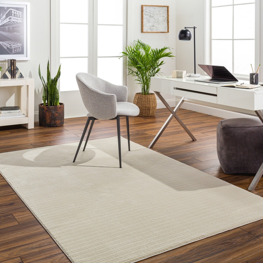 Livabliss Alder Machine Washable Striped Area Rug