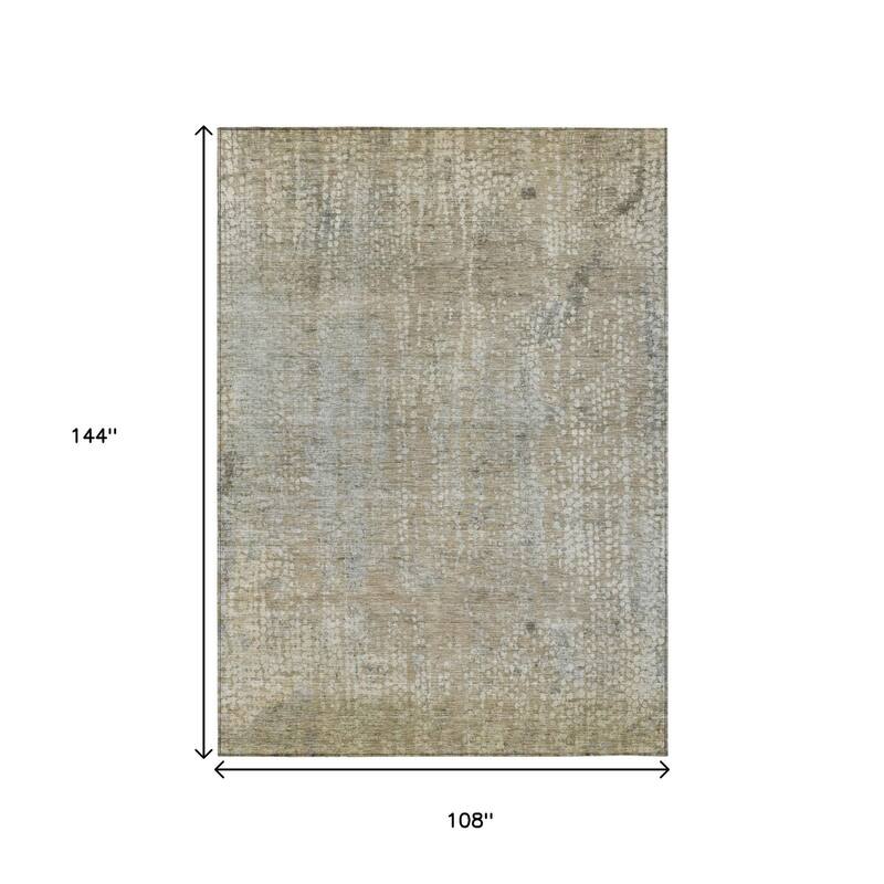 HomeRoots Abstract Transitional Rectangle Outdoor Rug