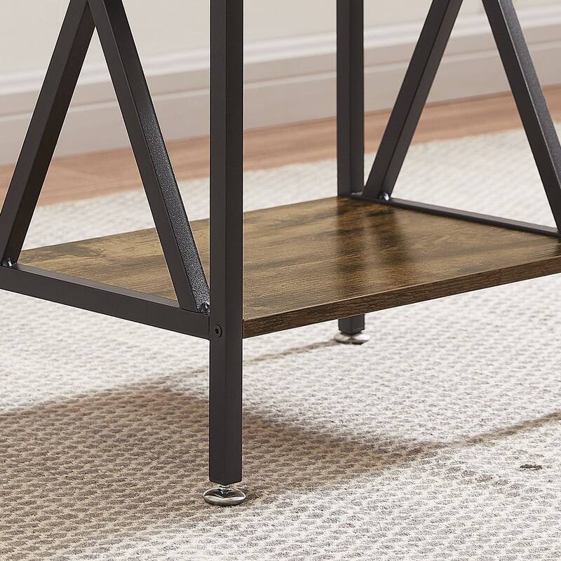 Javlergo Nightstand with 1-Drawer and Storage Shelf, End Table Bedside Table for Bedroom, Livigng room