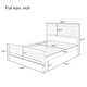 preview thumbnail 15 of 21, Rustic Wood Platform Bed with Headboard Footboard and Support Slats
