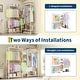 preview thumbnail 4 of 6, Heavy Duty L-Shaped Clothes Rack, 1630 LBS Load Freestanding Garment Rack with Adjustable Shelves & Hanging Rods