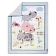 preview thumbnail 1 of 5, Trend Lab Farm Stack 4-piece Crib Bedding Set