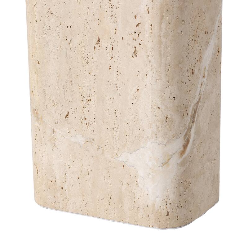 SAFAVIEH Couture Lisabryna Travertine Table Lamp - 12"W x 10"D x 22"H