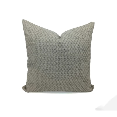 Fabdivine Linen Square Block print pillow Cover