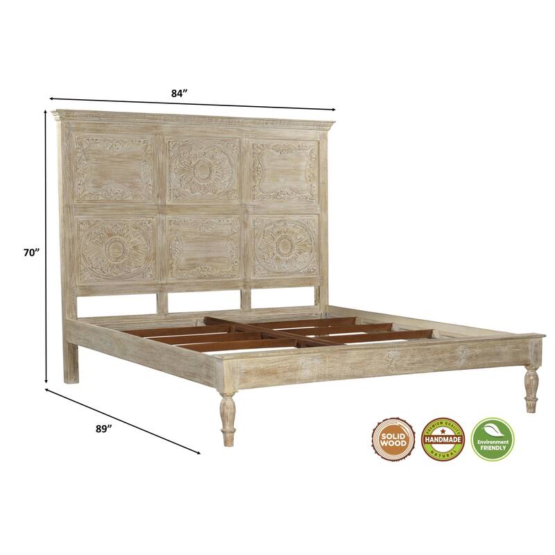 Ashford Carved Panel Bed