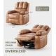 preview thumbnail 4 of 19, 360° Swivel Oversized Recliner Chairs with Heat and Massage