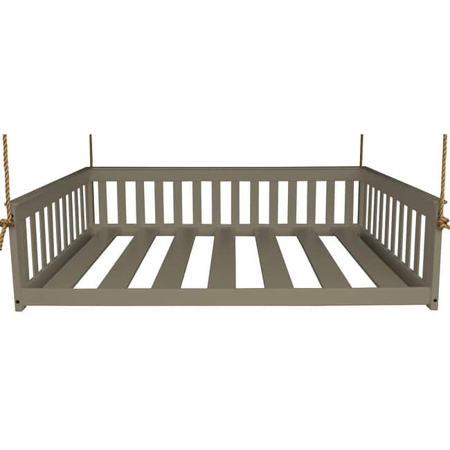 Pine Full Mission Hanging Daybed with Rope