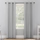 preview thumbnail 56 of 105, Sun Zero Cyrus Thermal Total Blackout Grommet Curtain Panel, Single Panel 40 x 63 - Silver Gray