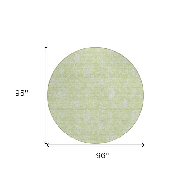 HomeRoots Floral Transitional Rectangle Outdoor Rug