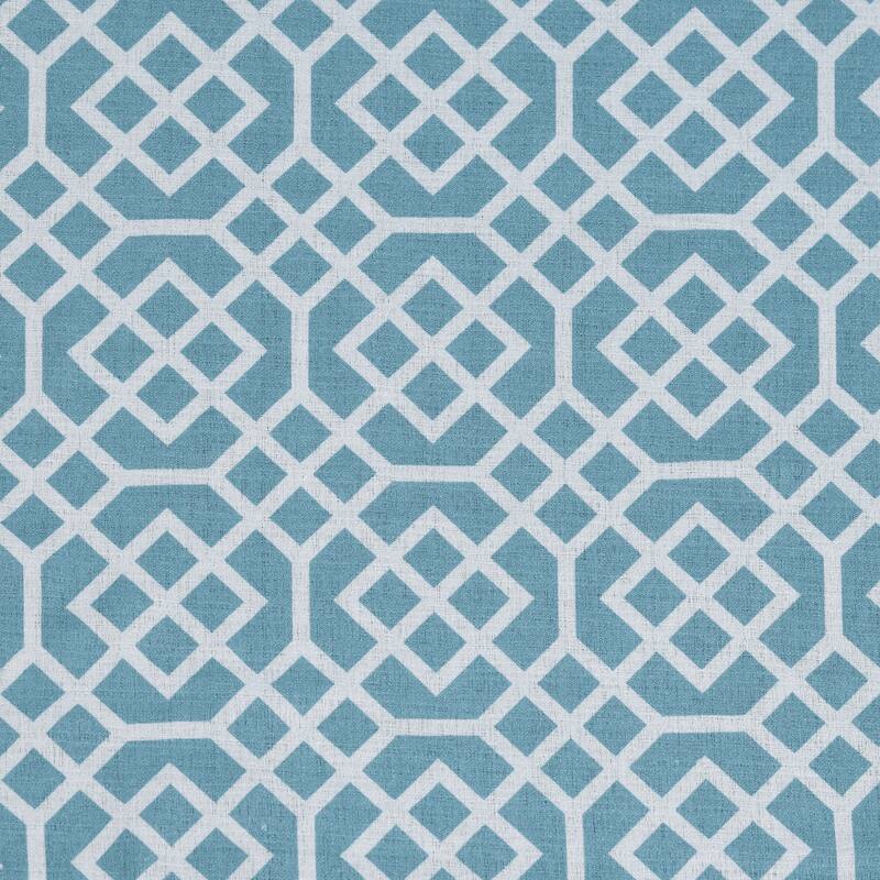 Superior Printed Honey Comb Sheer Grommet Curtain Panel Pair