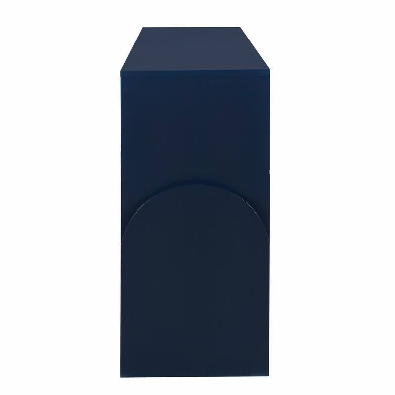 Four-Door Metal Handle Storage Cabinet
