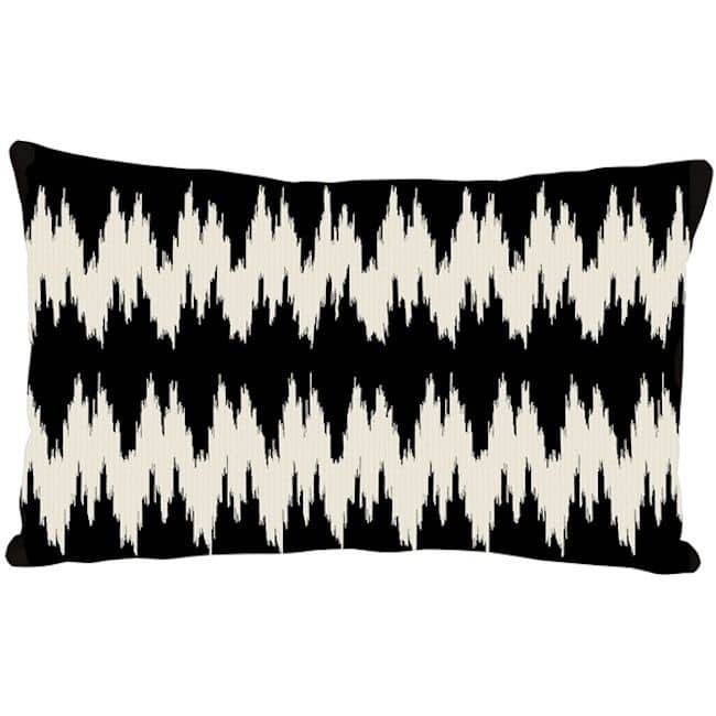 Ikat Stripes Throw Pillow