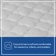preview thumbnail 4 of 7, Sealy Waterproof Fitted Crib Toddler Mattress Pad Cover (Pack of 2) - White