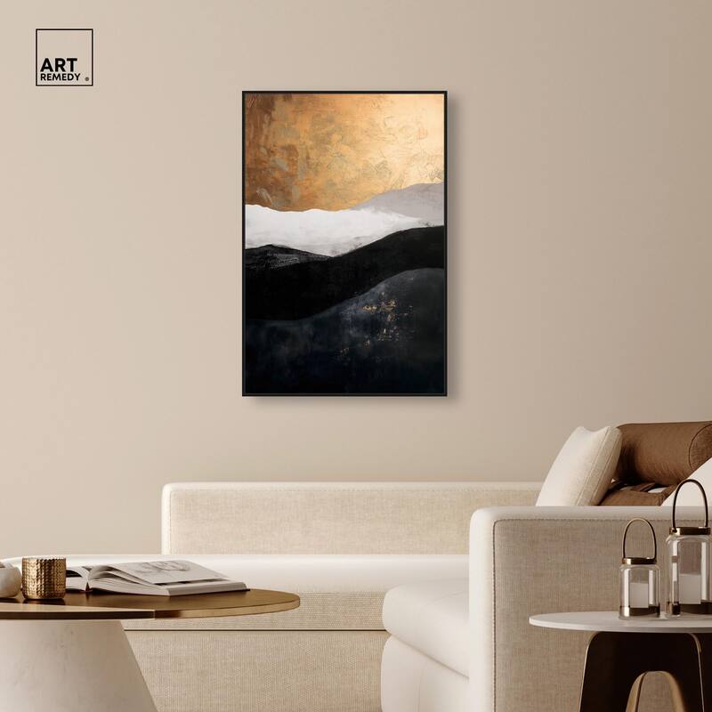 Golden Vista I Canvas by Art Remedy