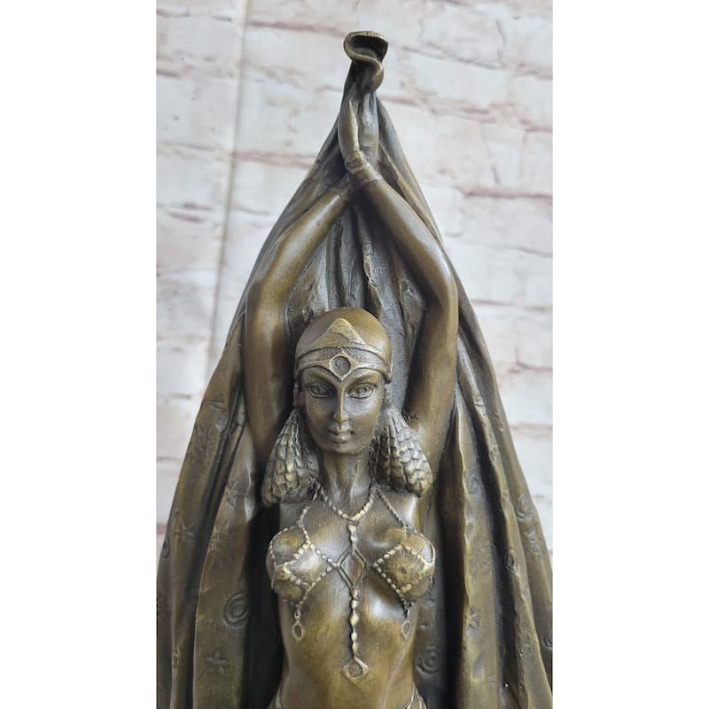 Signed Chiparus Dancer Art Deco Bronze Sculpture Statue Russian Ballet