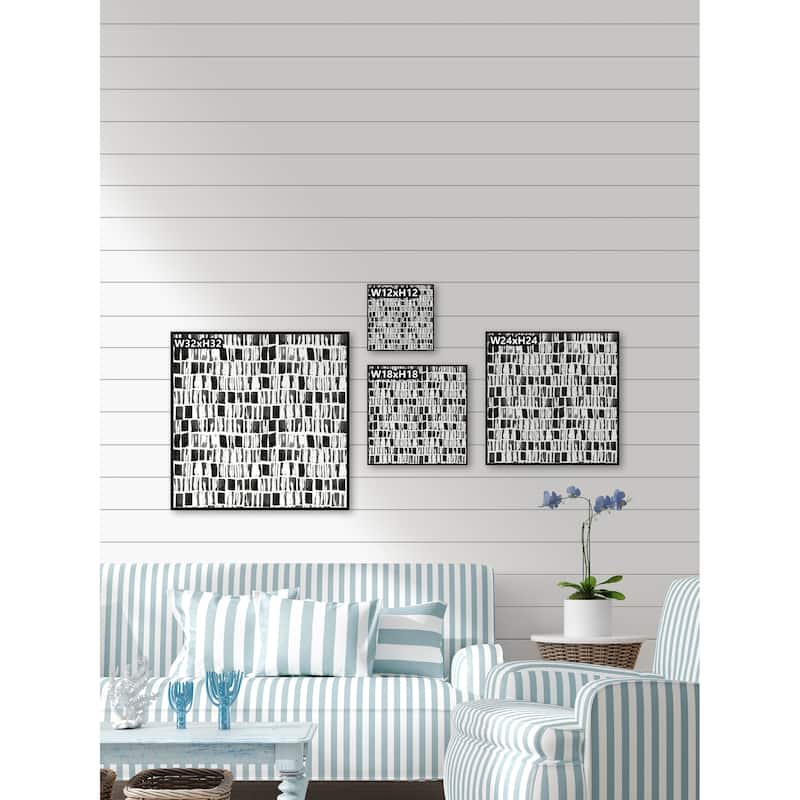 False Illusion Floater Framed Print on Canvas