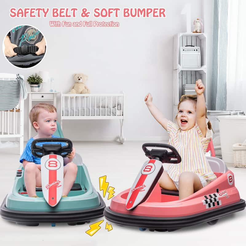 6V Electric Ride on Bumper Car for Kids & Toddlers