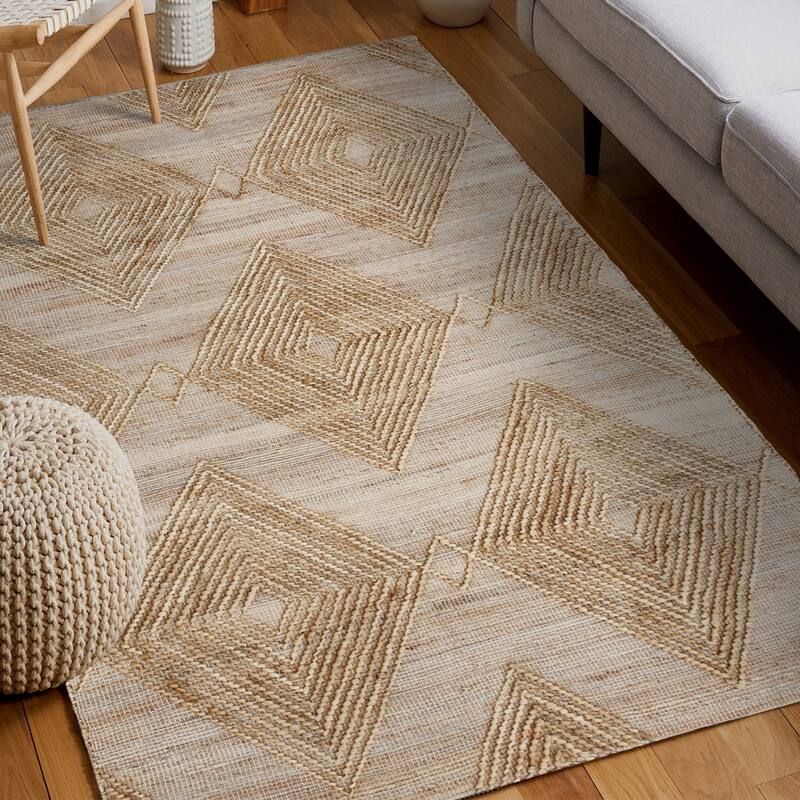 Sevita Natural Diamond Modern Area Rug