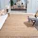 preview thumbnail 2 of 6, SAFAVIEH Handmade Natural Fiber Barbera Farmhouse Tassel Jute Rug