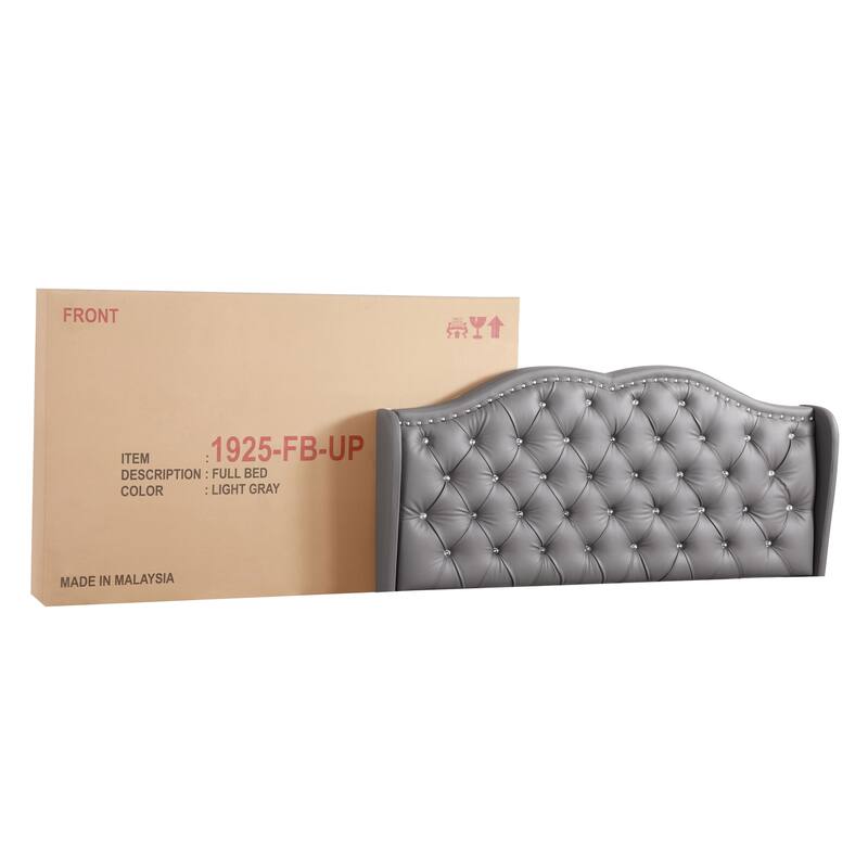 Joy Jewel Tufted Upholstered Bed